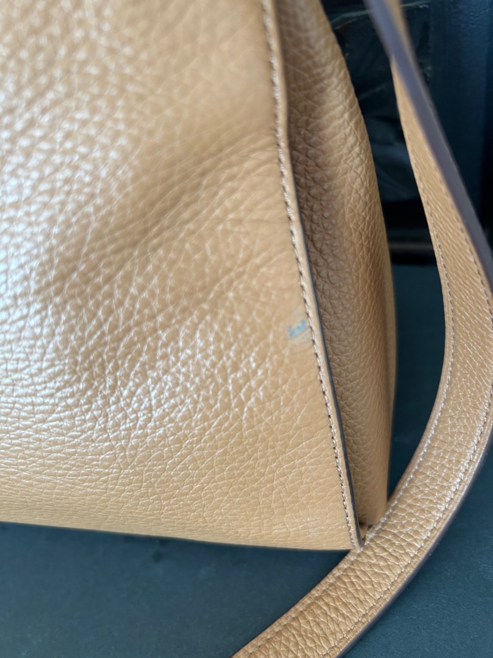 COACH Mia Pebbled Leather Satchel with Gold Hardware and Detachable Strap - Picture 16 of 16